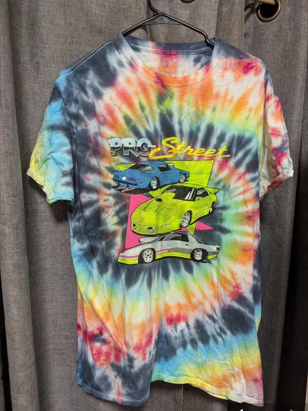 Pro Street Racing Vintage 80s Tie Dye T shirt XL